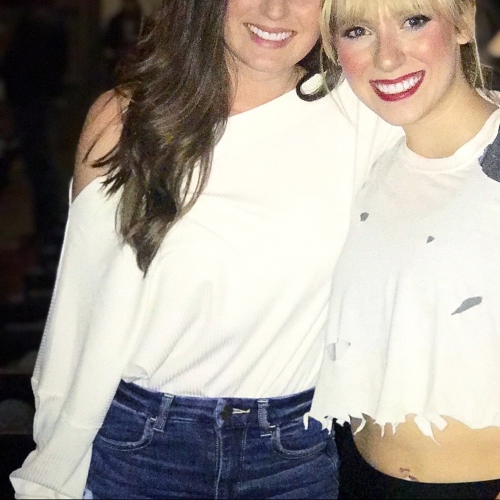 CBR White Long sleeve Blouse